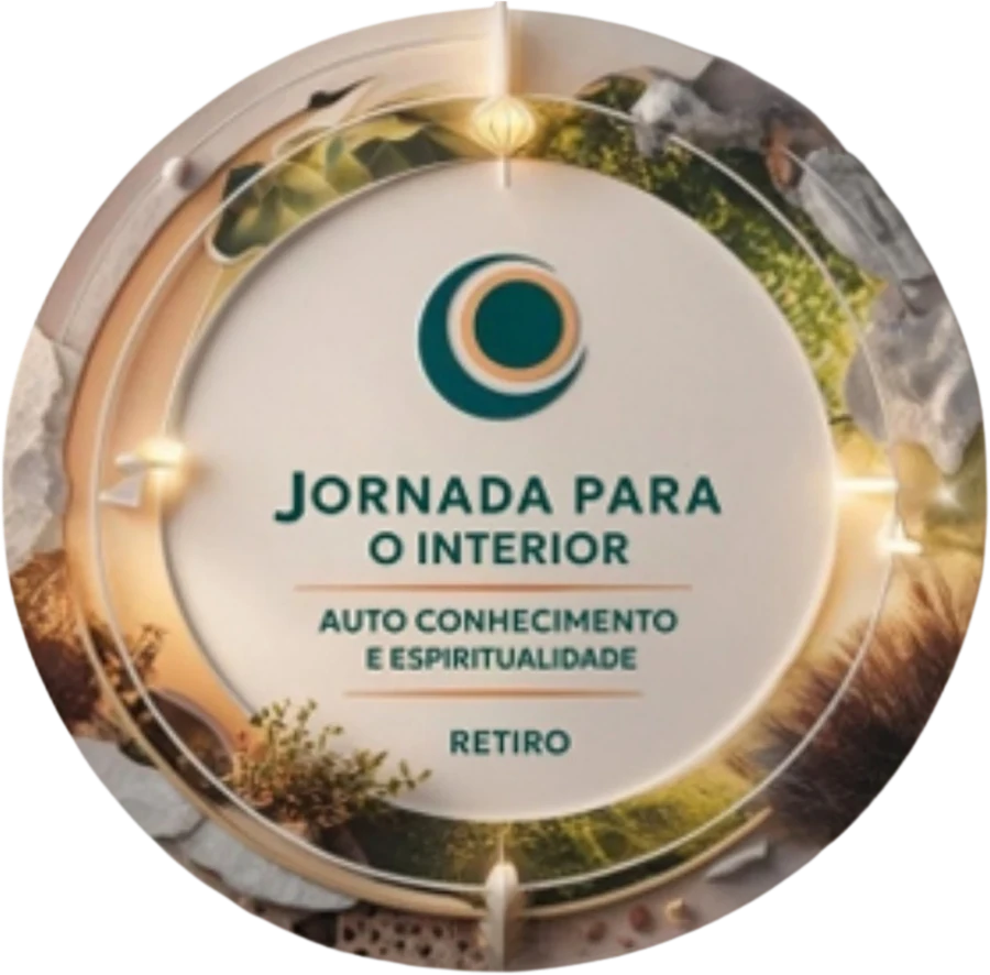 Selo circular do Jornada para o Interior: Autoconhecimento e Espiritualidade, Retiro